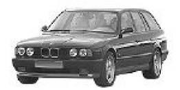 BMW 5 Series E34 Touring with original BMW Wheels