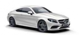 Mercedes C Class C205 C43 AMG 4Matic Coupe with original Mercedes Wheels