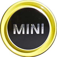Genuine MINI Yellow Edge Centre Caps