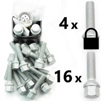 Bolt Pack C-Sec: Rust Resistant Bolts and High Security Locking Wheelbolts