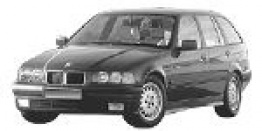 BMW 3 Series E36 Touring / Estate with original BMW Wheels