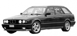 BMW 5 Series E34 M5 Touring with original BMW Wheels