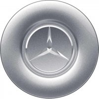 Genuine Mercedes Centre Cap Large Silver Lacquered