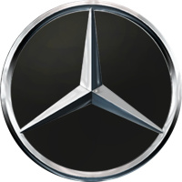 Genuine Mercedes-Benz Star Emblem in Black for Maybach Cap