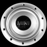 Genuine MINI R83 & R84  silver centre caps