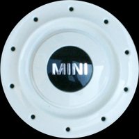 Genuine MINI R83 & R84 white centre caps