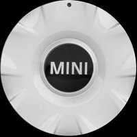 Genuine MINI R93 silver centre caps
