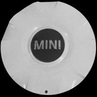 Genuine MINI R93 white centre caps