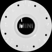 Genuine MINI R82 white centre caps