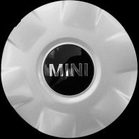 Genuine MINI R101 silver centre caps
