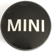 Genuine MINI black centre caps