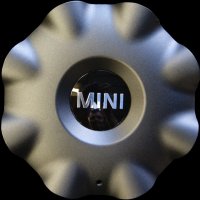 Genuine MINI R126 Anthracite centre caps