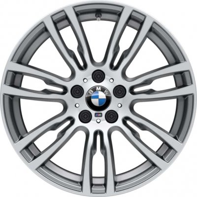 19" BMW 403M wheels in Bicolour: Ferric Grey with Burnished Face Turned/Diamond Cut) Alloy Wheels Direct