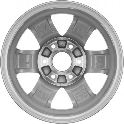 16" Mercedes 6 Spoke Wheels In 9206 Silver - Alloy Wheels Direct (1571273)
