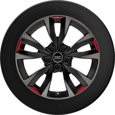 Audi Wheel 8Y0073668AAX1 and 8Y0073568AAX1 - 8Y0071498 and 8Y0071498