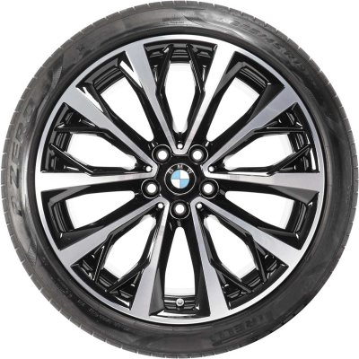 19 BMW 573 wheels in Bicolour: Coloured Finish with Burnished Face (Bright  Turned/Diamond Cut) - Alloy Wheels Direct (4495274)