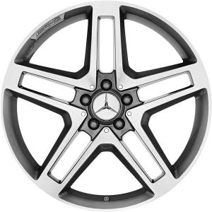 Grey AMG 5 Double Spoke alloy wheel