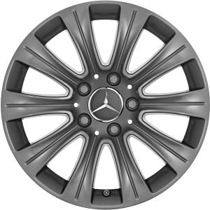 Mercedes 10 Spoke [212-16] Himalaya Grey Alloy Wheel for Mercedes E-Class W212 - Sizes 16in