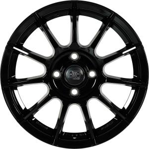 MSW 85 Gloss Black Alloy Wheel for MINI Clubman R55 - Sizes 15in, 16in, 17in