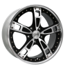 OZ Racing Turbo Matt Black Painted Rim Lip Polished Wheel Img 1